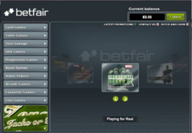 betfair lobby