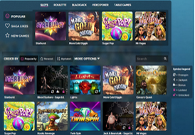 Casino Saga 3 Casino Saga lobby preview