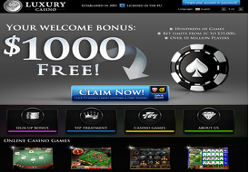 luxurycasino site